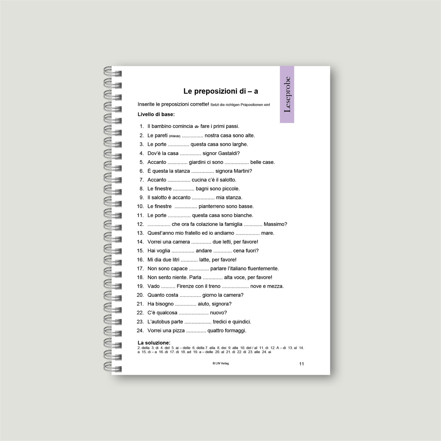 La Pratica Rende Perfetti 3 (Italienisch) - Übungsbuch