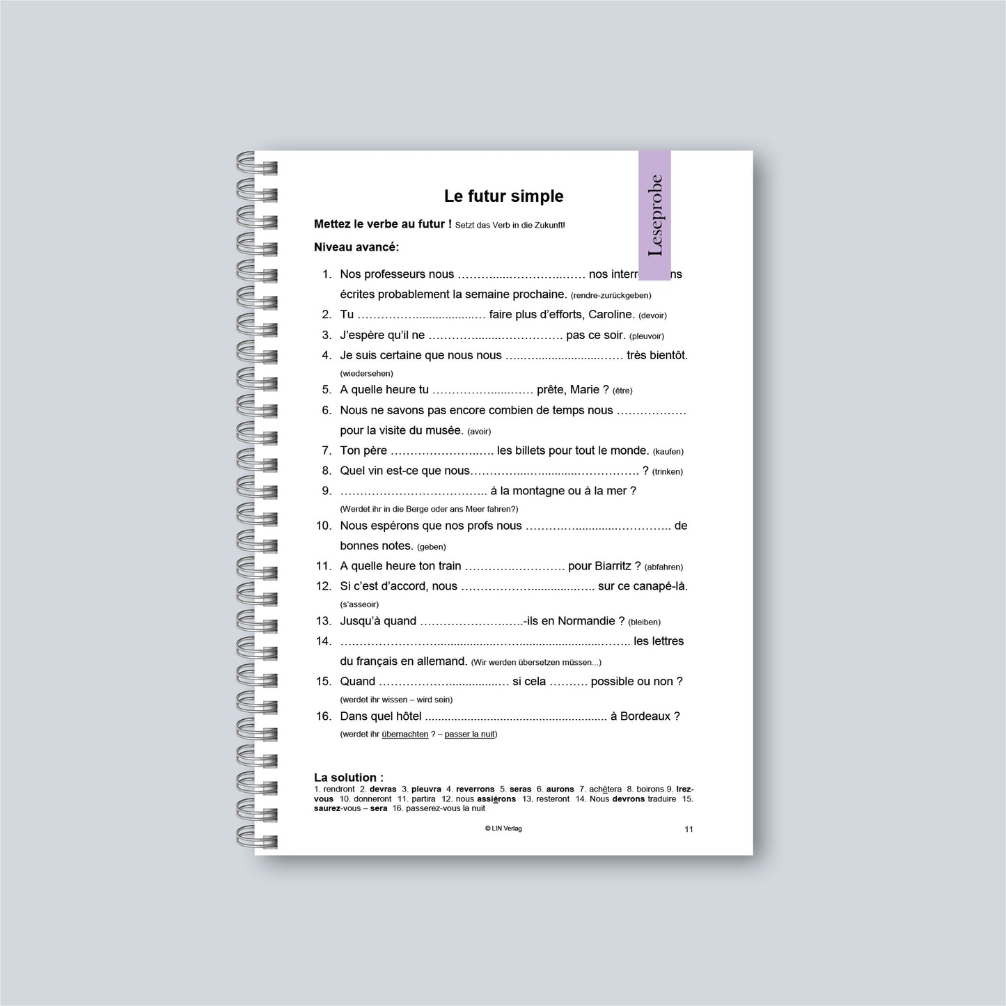 La Perfection Vient En Pratiquant 2 (Französisch) - Übungsbuch