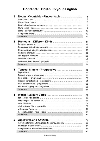 Englische Grammatik kompakt: Brush up your English (Übungsbuch, Spirale)