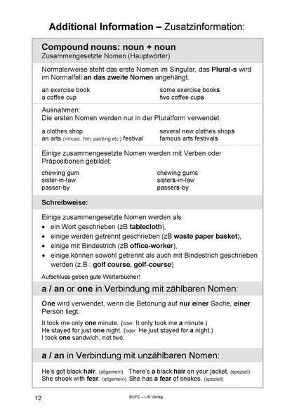 Englische Grammatik kompakt: Brush up your English (Übungsbuch, Spirale)