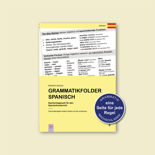 Nachschlagewerk: Grammatikfolder Spanisch