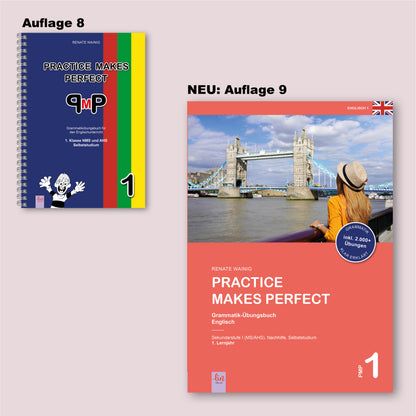 Englische Grammatik: Practice Makes Perfect 1 (Übungsbuch)