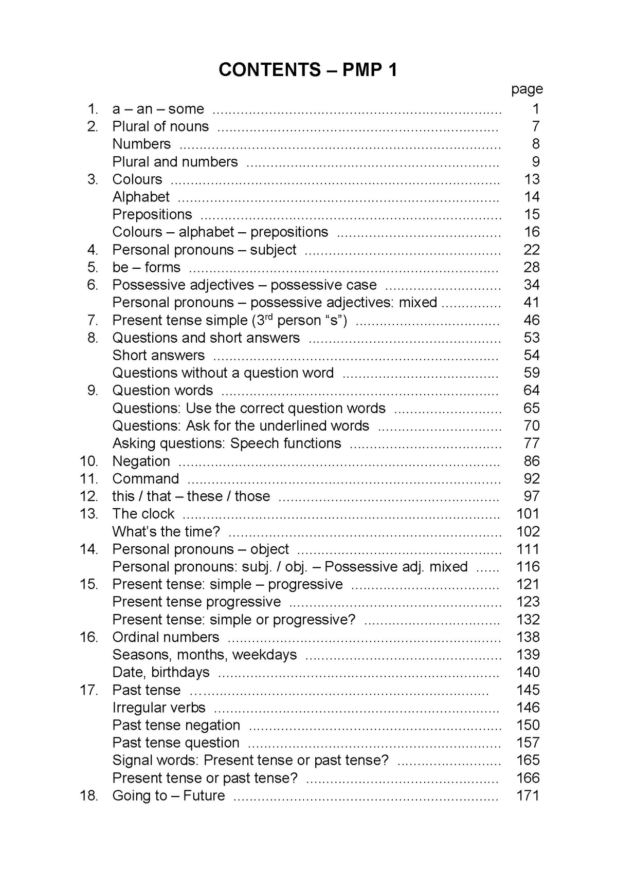 Englische Grammatik: Practice Makes Perfect 1 (Übungsbuch)