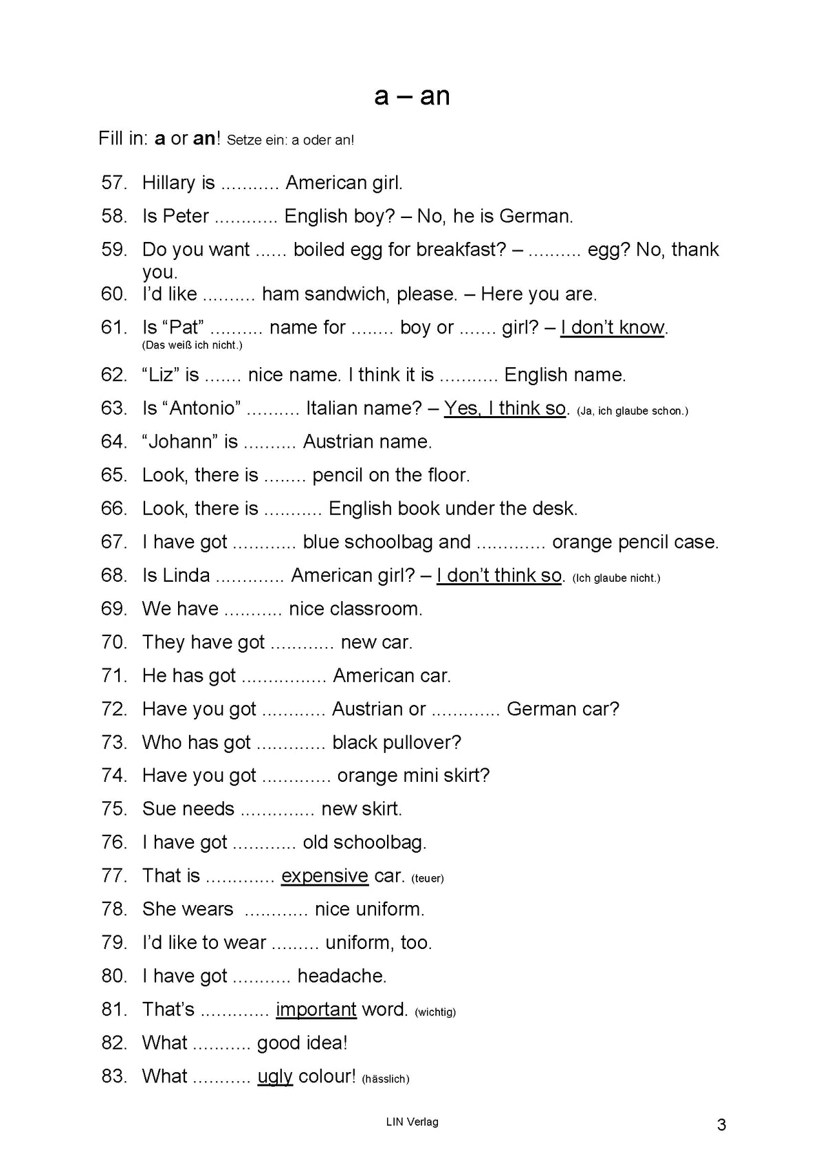 Englische Grammatik: Practice Makes Perfect 1 (Übungsbuch)