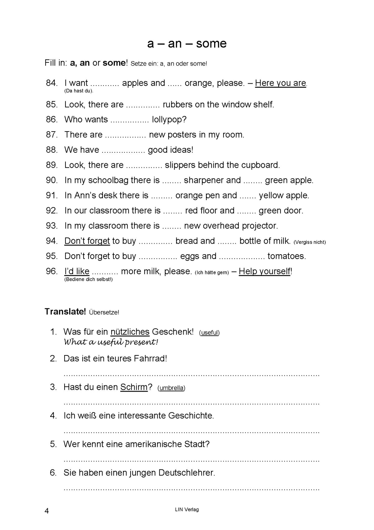 Englische Grammatik: Practice Makes Perfect 1 (Übungsbuch)