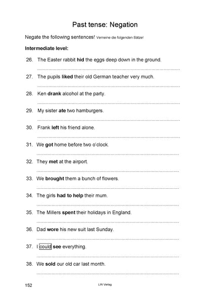 Englische Grammatik: Practice Makes Perfect 1 (Übungsbuch)