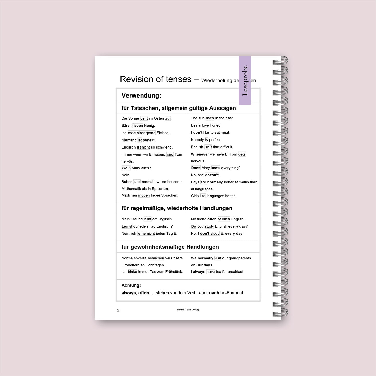 Übungsbuch: Practice Makes Perfect 3
