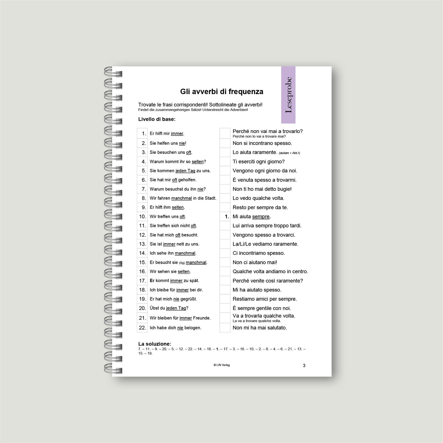 Übungsbuch: La Pratica Rende Perfetti 2