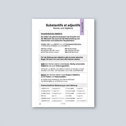 AB JULI: Grammatik-Übungsbuch Französisch: La perfection vient en pratiquant 1 (Softcover)