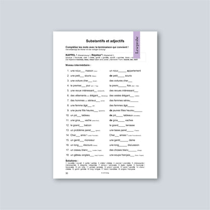 AB JULI: Grammatik-Übungsbuch Französisch: La perfection vient en pratiquant 1 (Softcover)