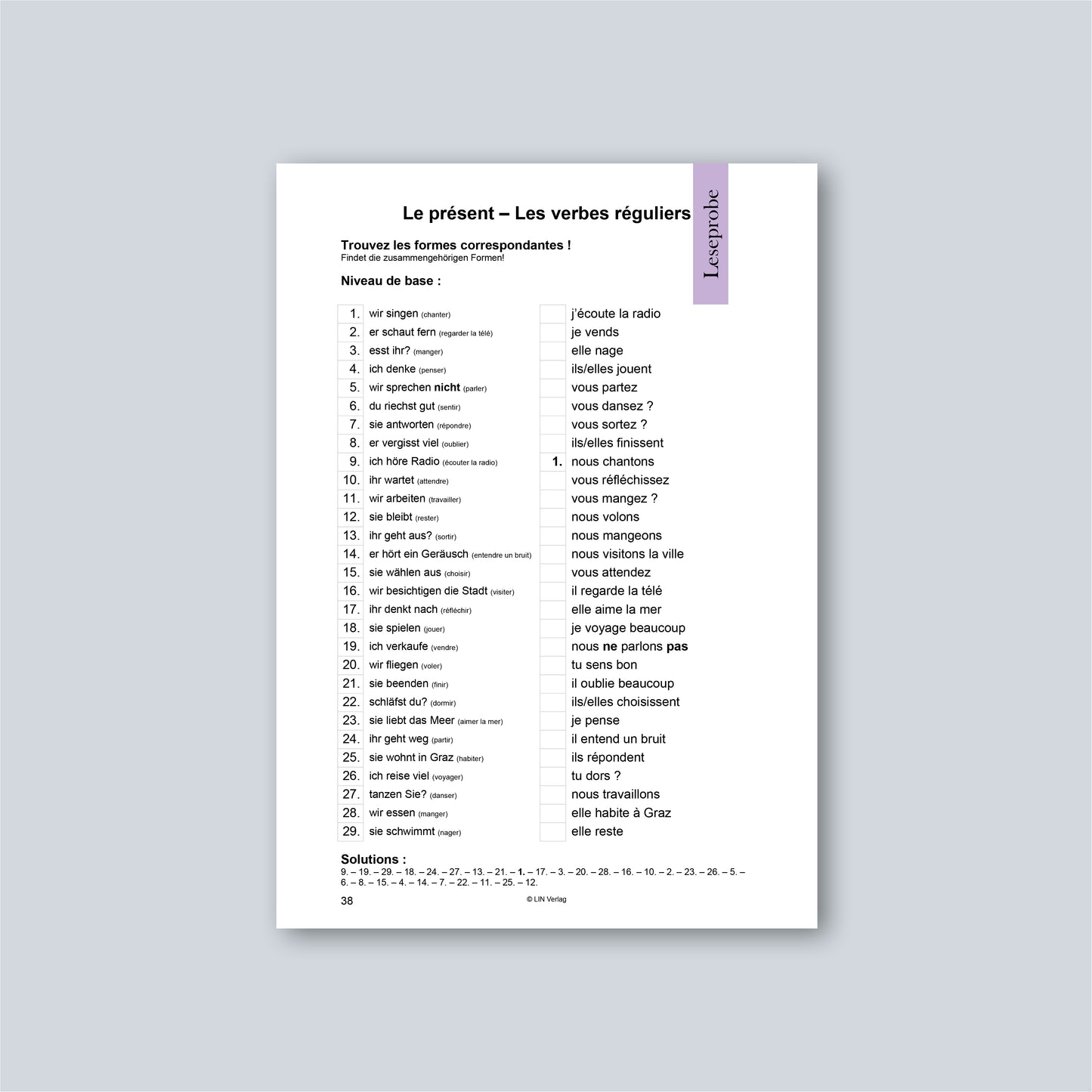 AB JULI: Grammatik-Übungsbuch Französisch: La perfection vient en pratiquant 1 (Softcover)