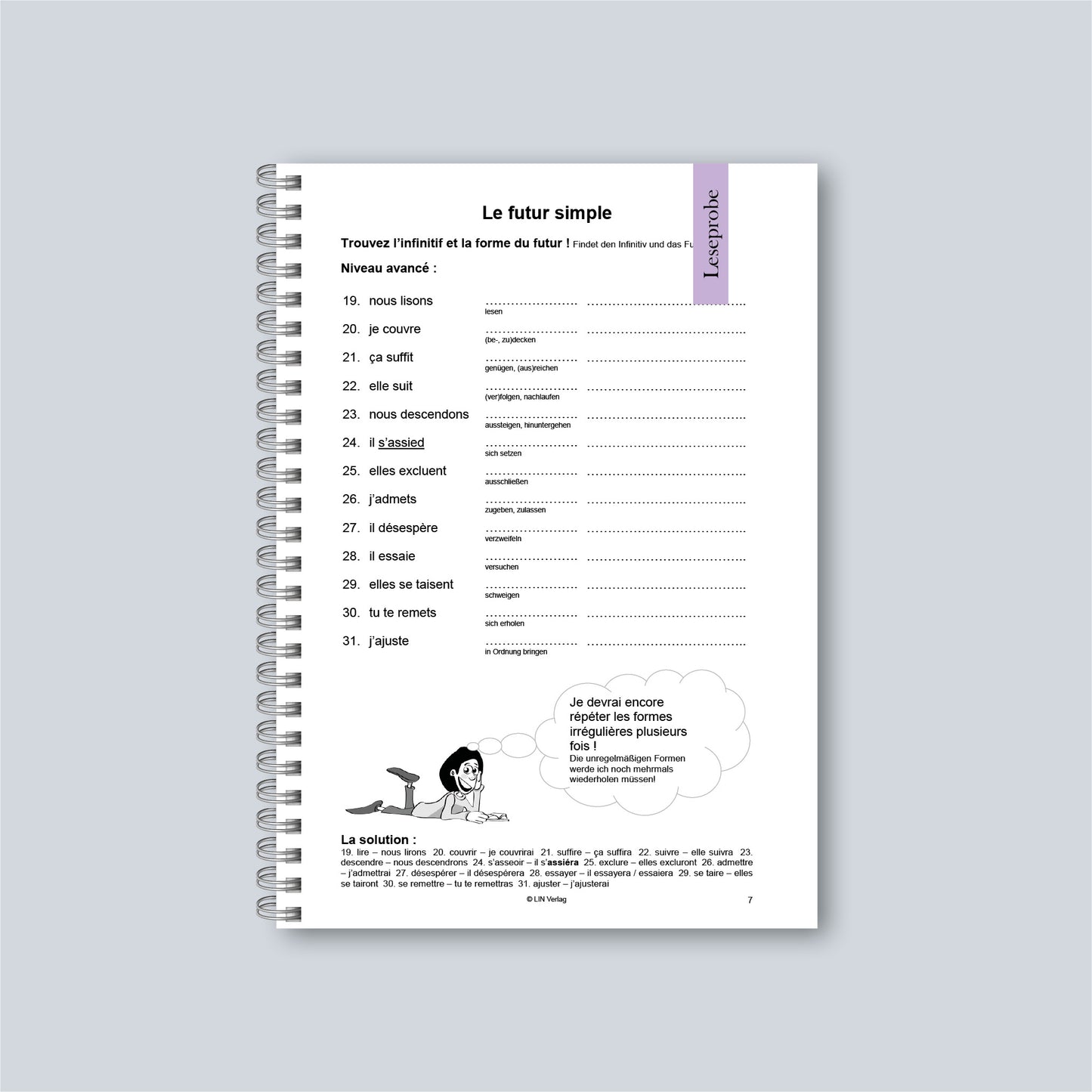 Übungsbuch: La Perfection Vient En Pratiquant 2