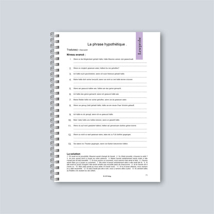 Übungsbuch: La Perfection Vient En Pratiquant 3