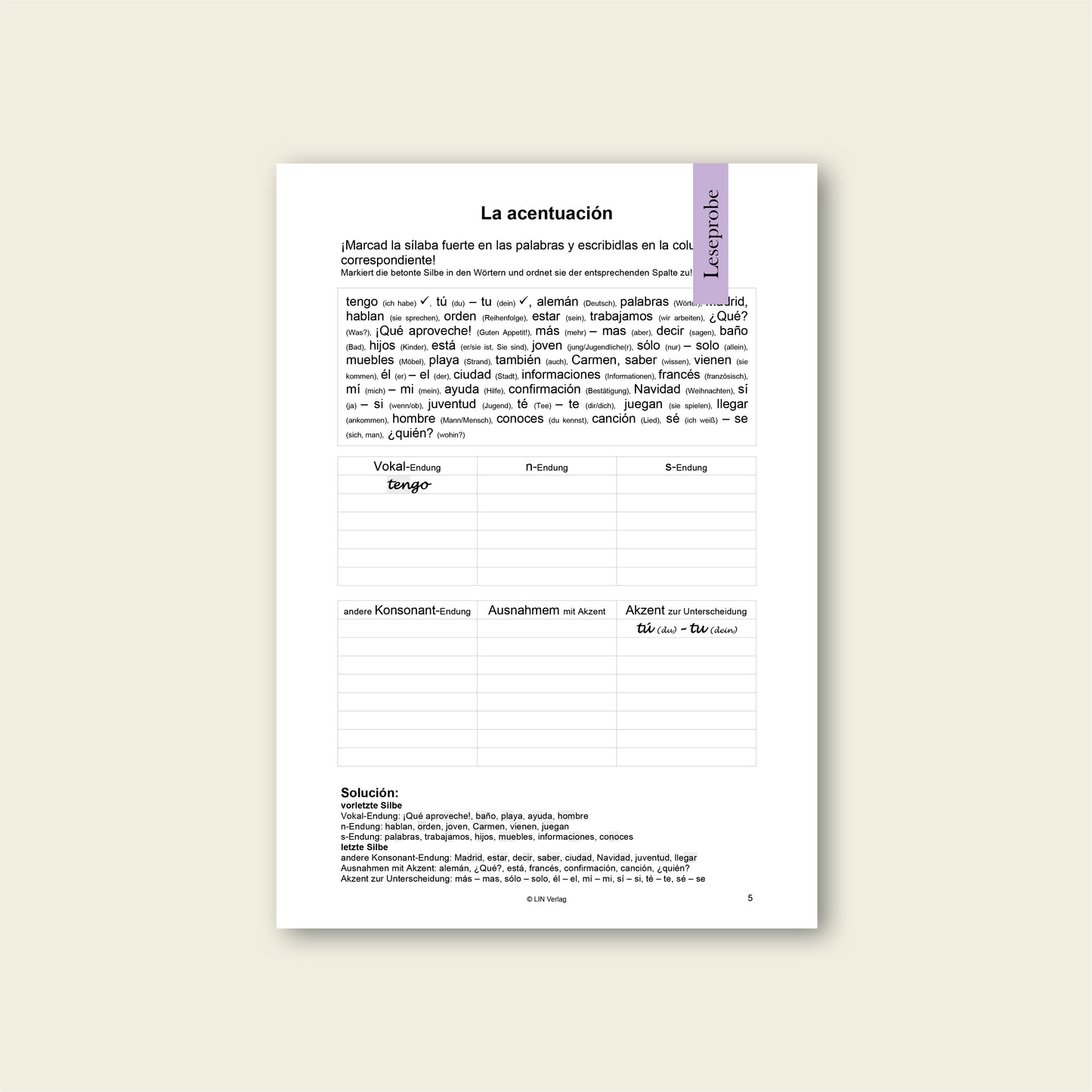 AB JULI: Grammatik-Refresher Spanisch: Repasa tu español (2. Aufl., Softcover)