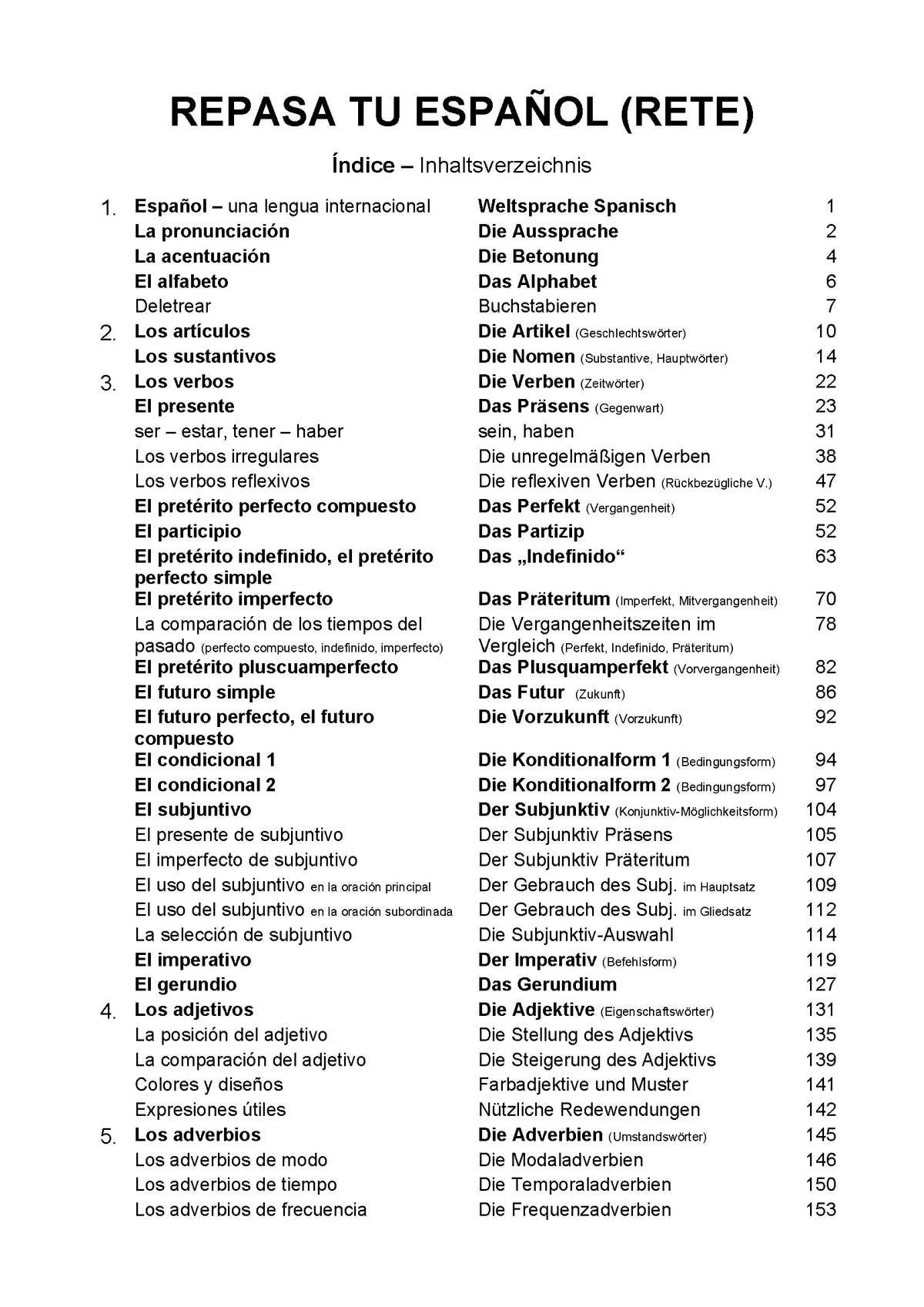 Spanisch auffrischen: Repasa tu español (Grammatik)