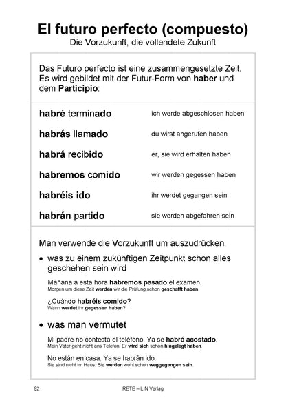 Spanisch auffrischen: Repasa tu español (Grammatik)