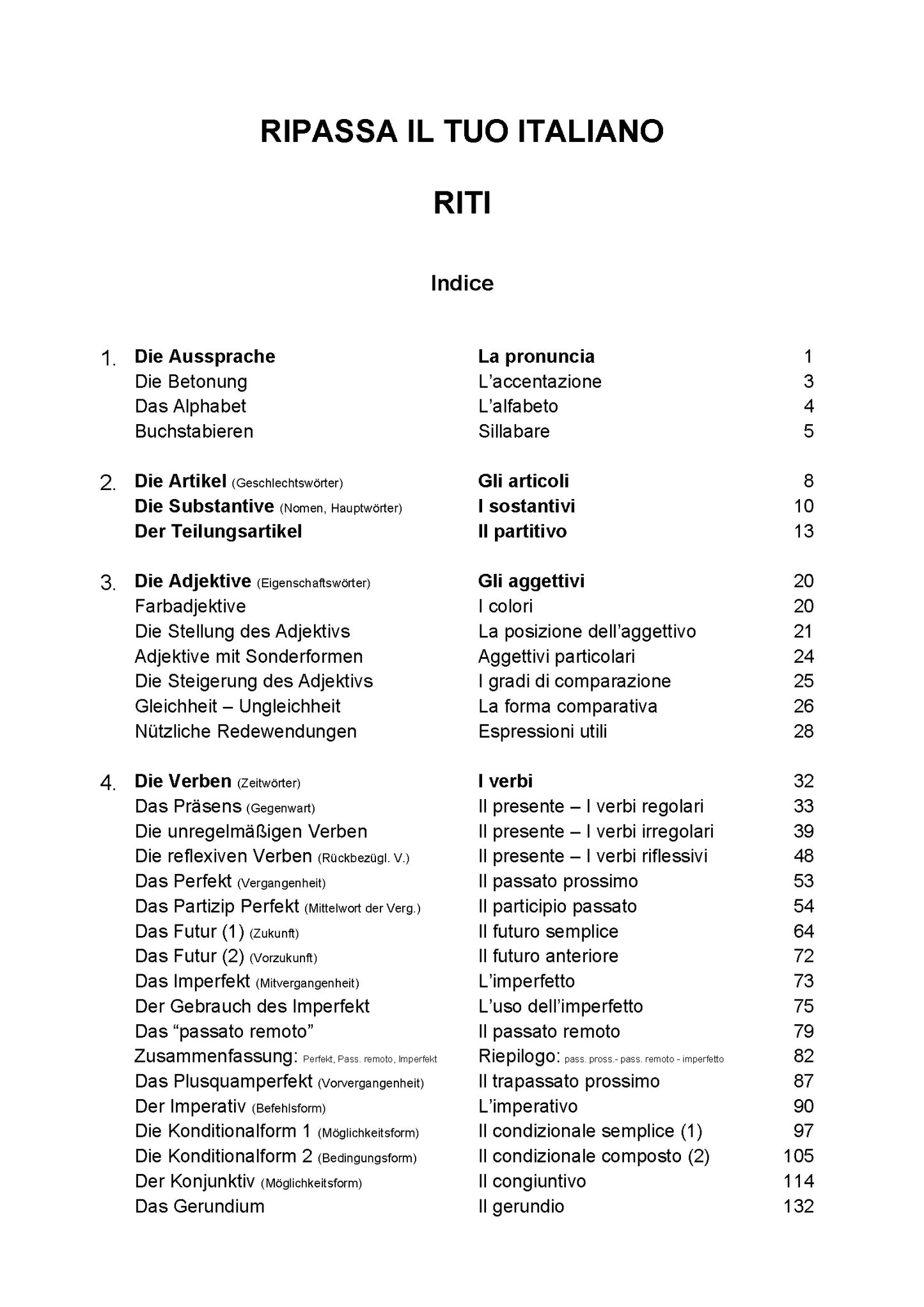 Italienisch auffrischen: Ripassa il tuo italiano (Grammatik)